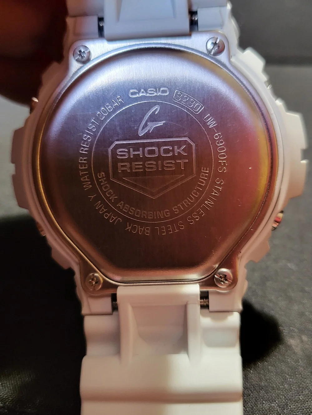 Casio G-Shock DW-6900FS White Digital Shock Resistant Watch